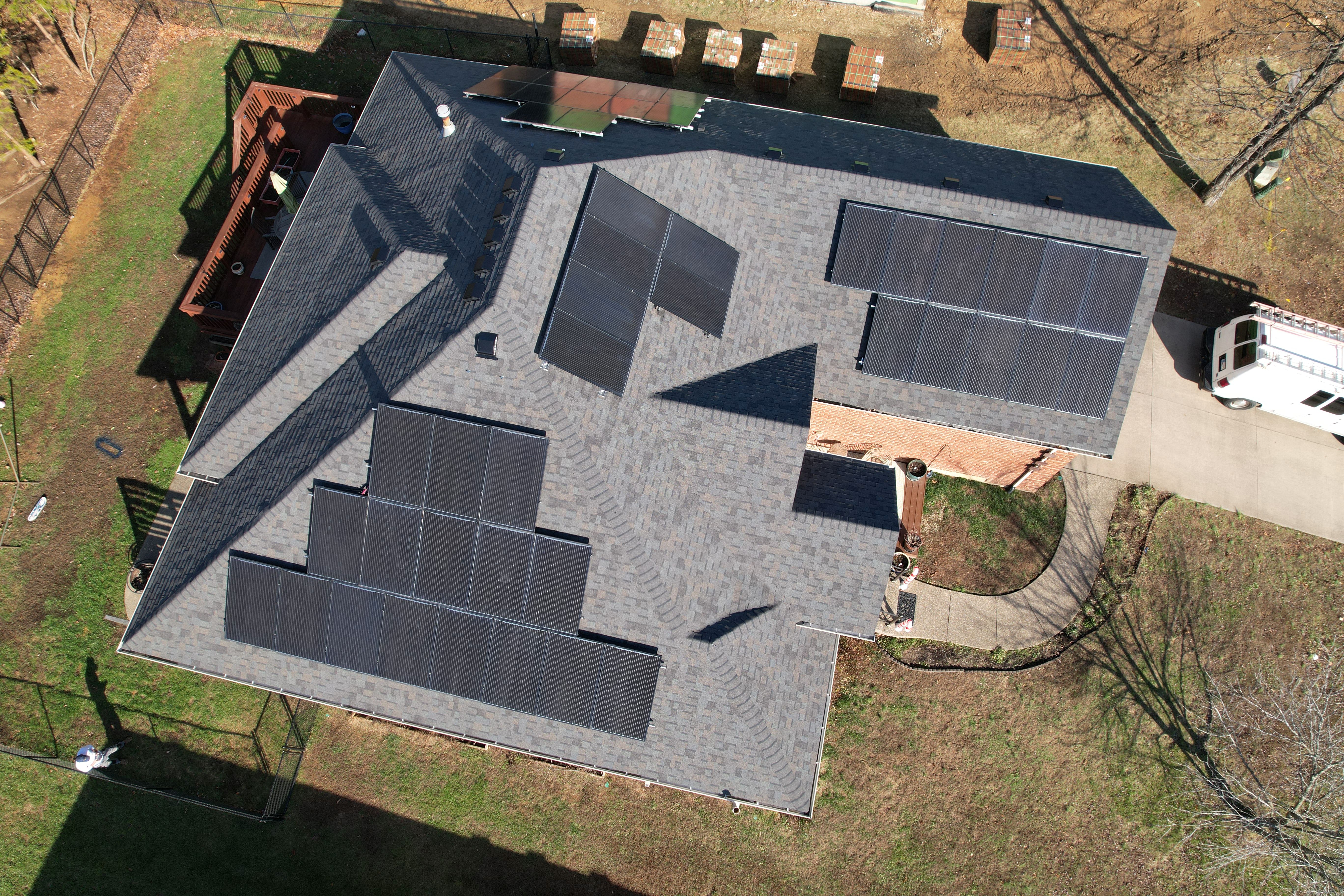 Residential solar installation